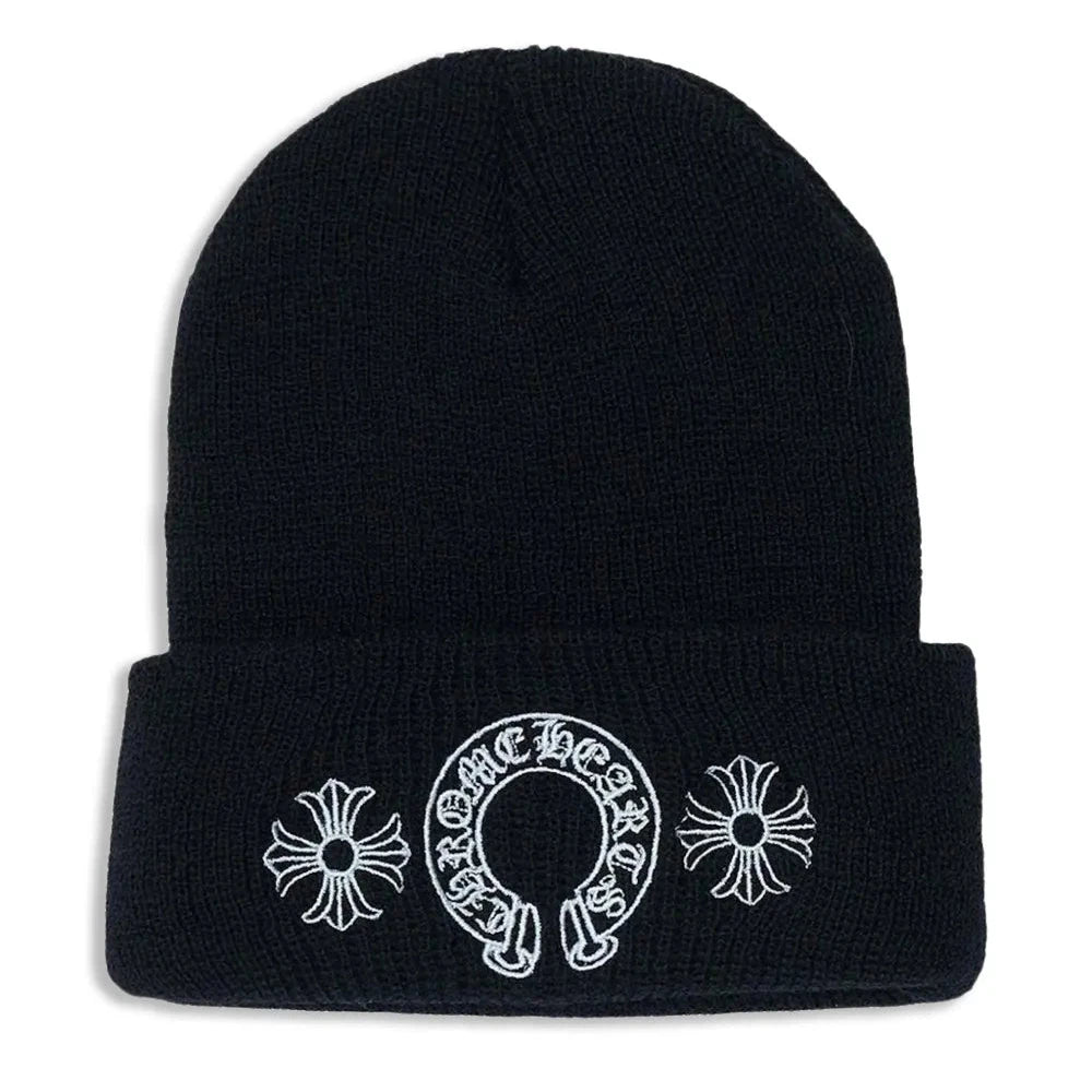 Chrome Hearts Horseshoe Beanie - Black