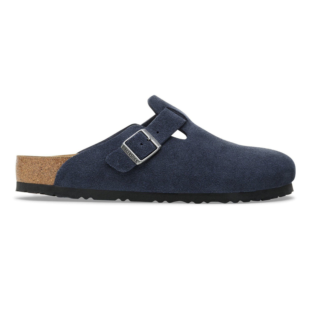 Birkenstock Boston Soft Footbed - Blue Suede