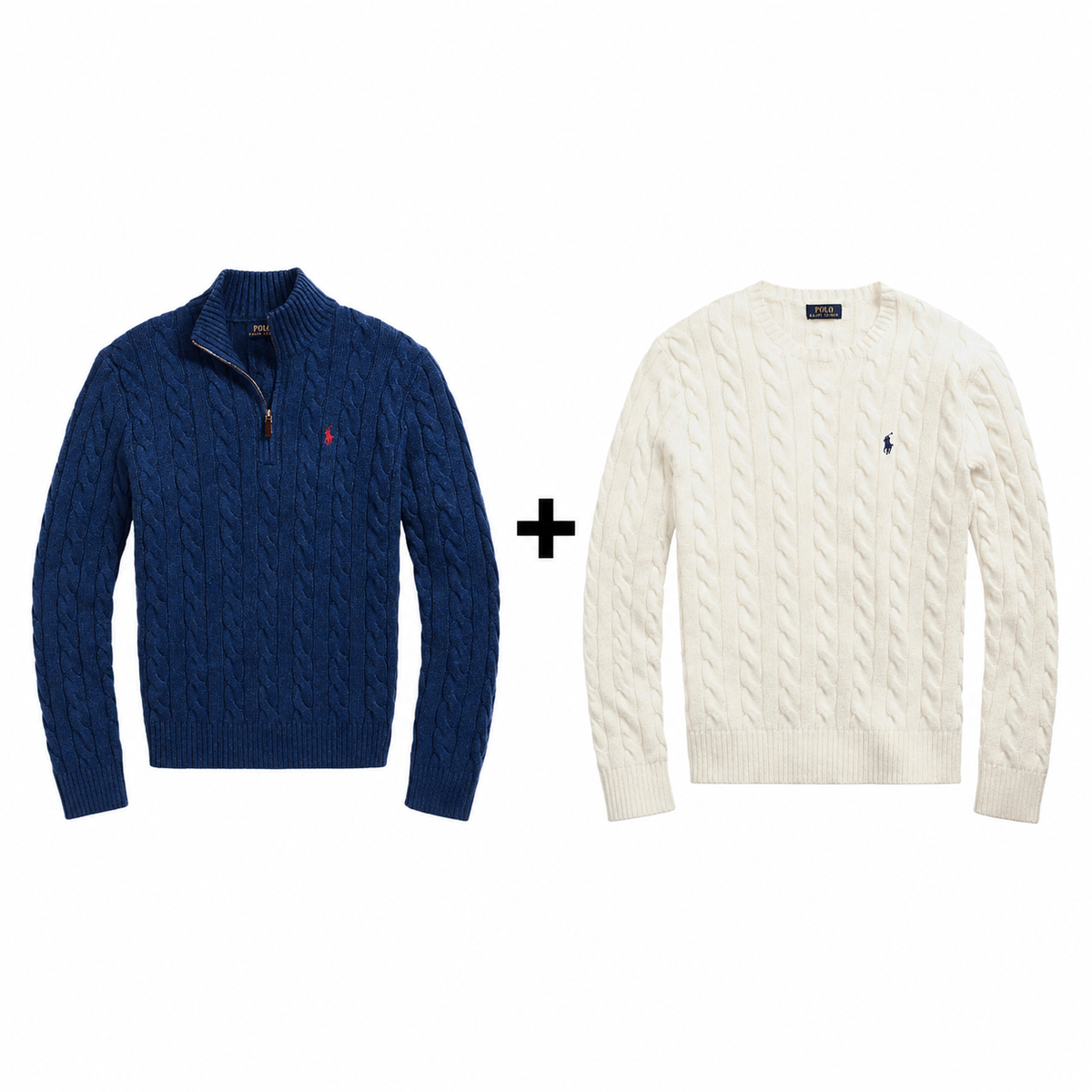 Polo Ralph Lauren Knit Bundle - "Navy/White"