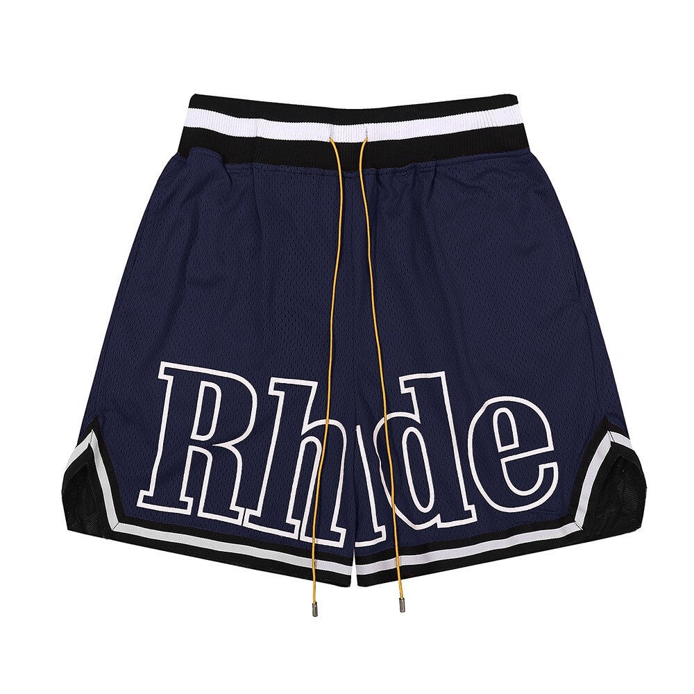 Rhude Court Shorts - Navy