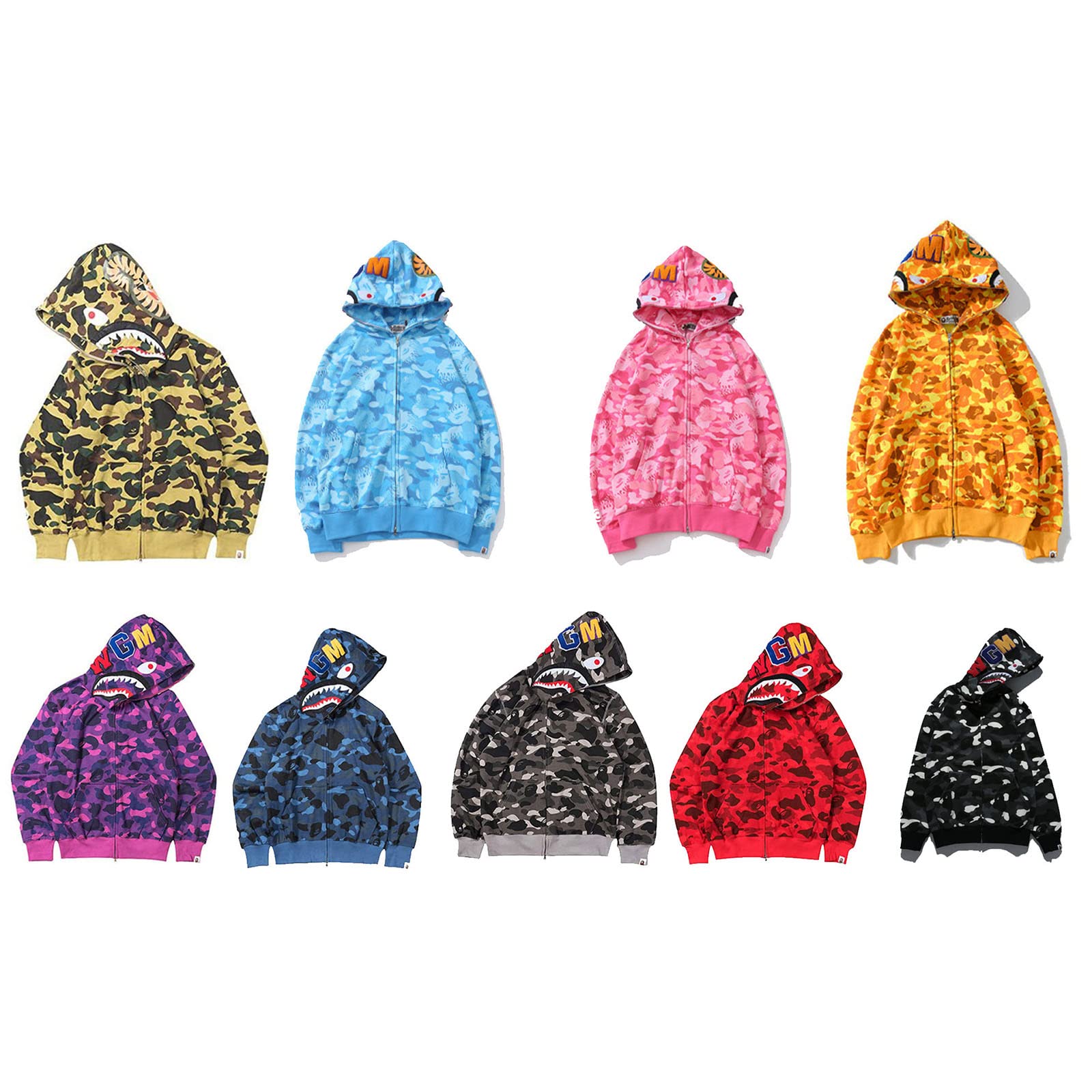 BAPE Camo Zip-Up Jacket