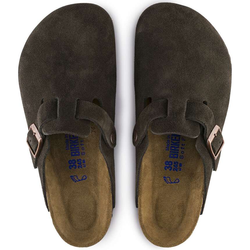 BIRKENSTOCK BOSTON SOFT FOOT BED - BROWN
