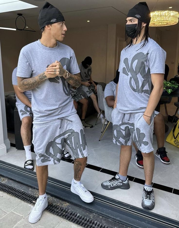 طقم سينا وورلد "رمادي"