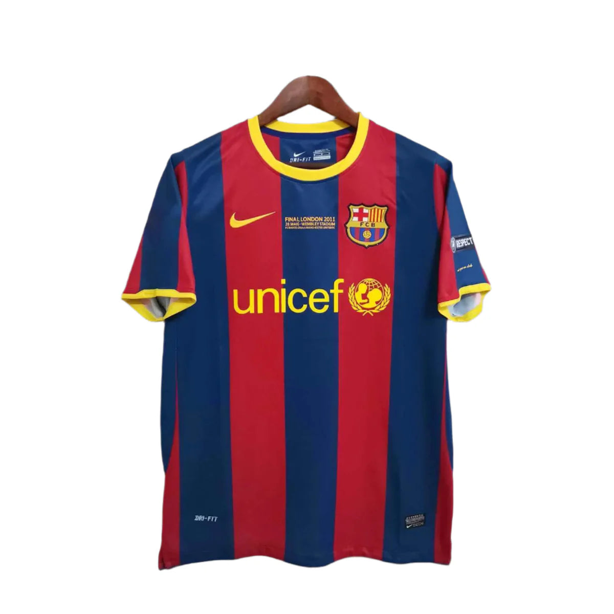 FC Barcelona 2011 Champions League Final David Villa #7 Jersey