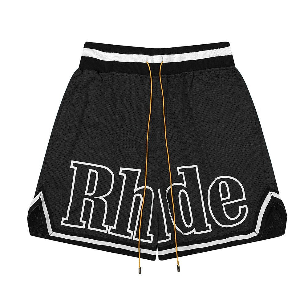 Rhude Court Shorts - Black