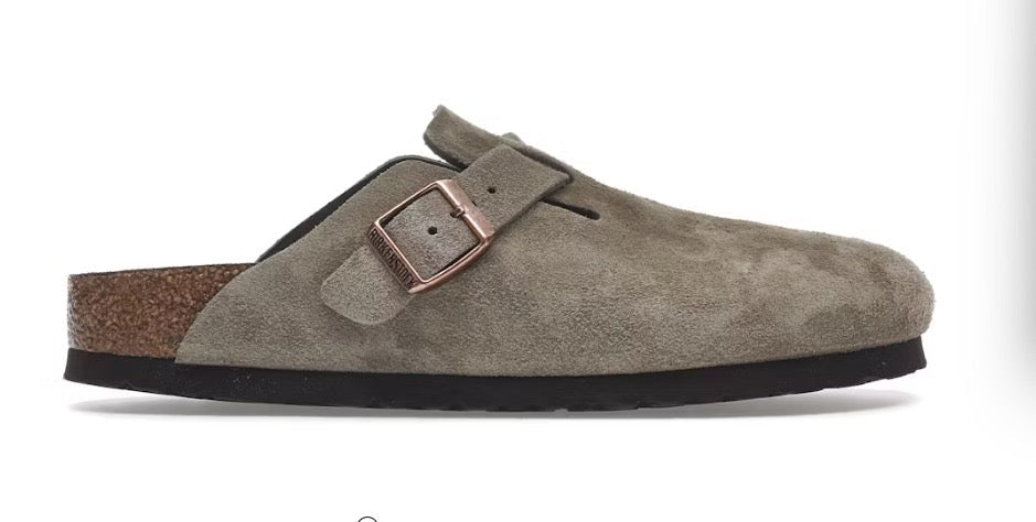Birkenstock Boston Soft Footbed - Taupe