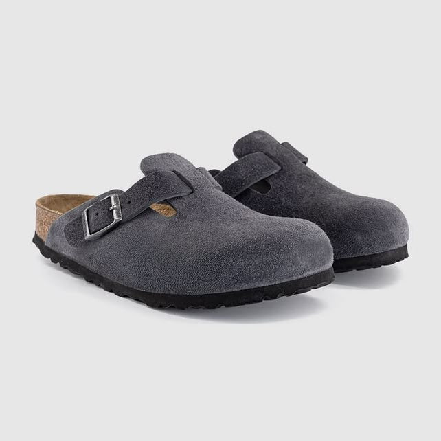 Birkenstock Boston Soft Footbed - Gray