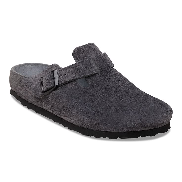 Birkenstock Boston Soft Footbed - Gray