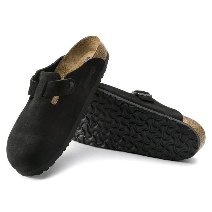 Birkenstock Boston Soft Footbed - Black