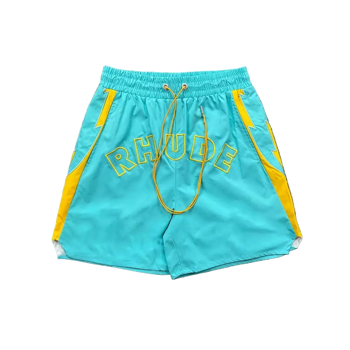 Rhude Lightning Shorts - Aqua