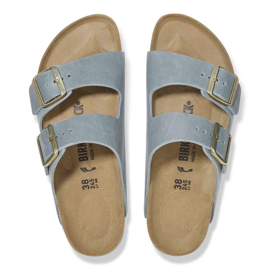 BIRKENSTOCK ARIZONA SOFT FOOT BED - GRAY