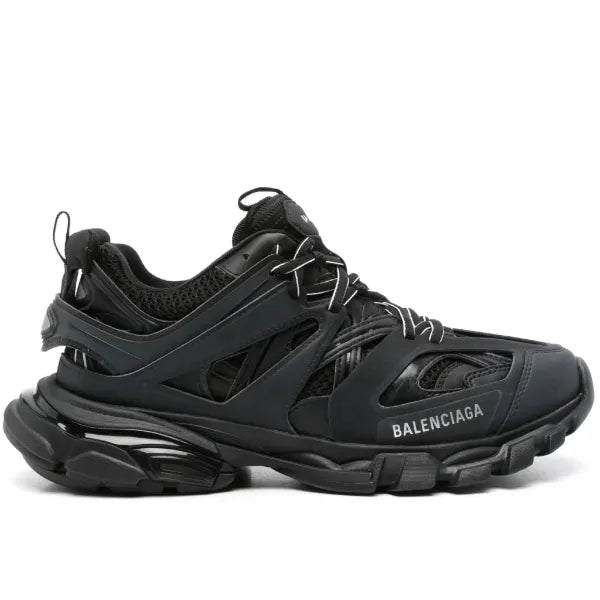 Black Balenciaga sneaker on a white background