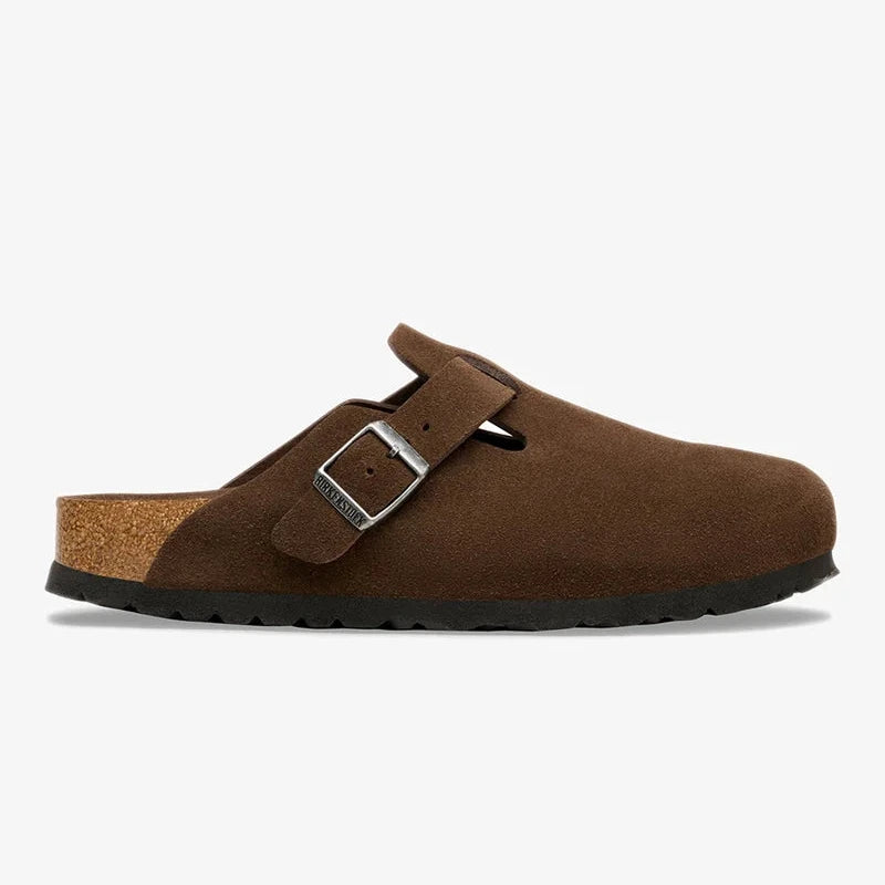 BIRKENSTOCK BOSTON SOFT FOOT BED - MOCHA