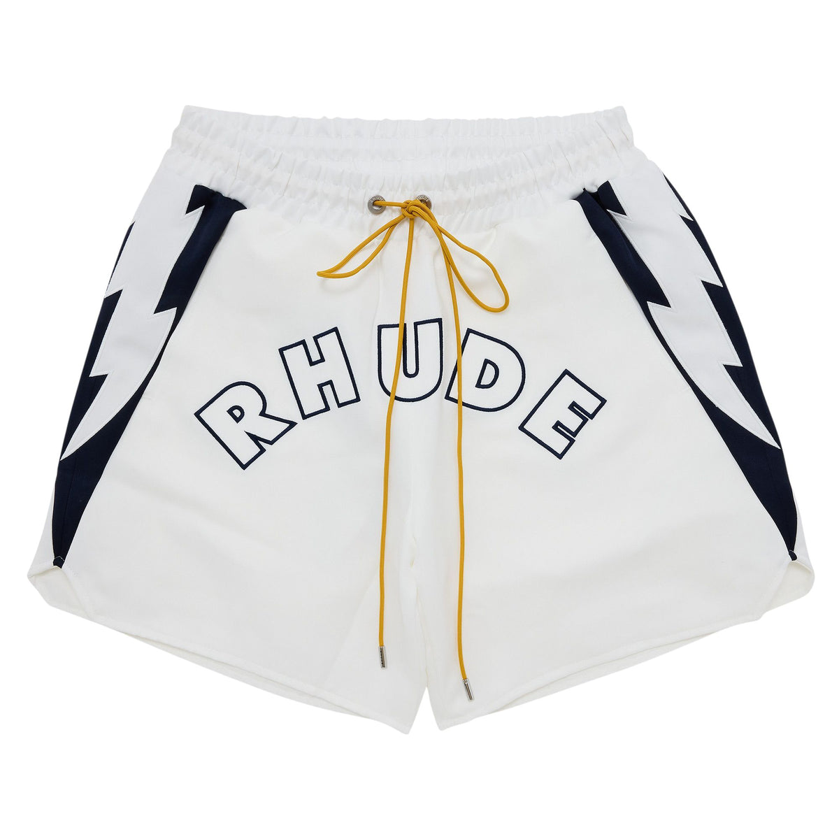 Rhude Lightning Shorts - White