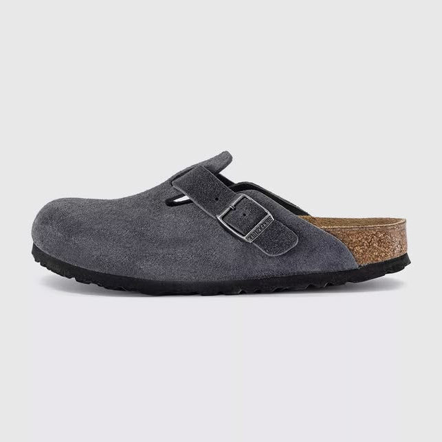 Birkenstock Boston Soft Footbed - Gray