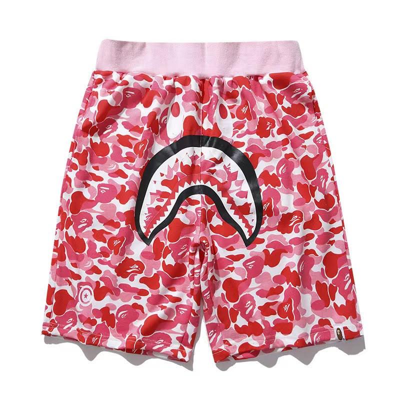 BAPE Shark Camo Shorts - Pink