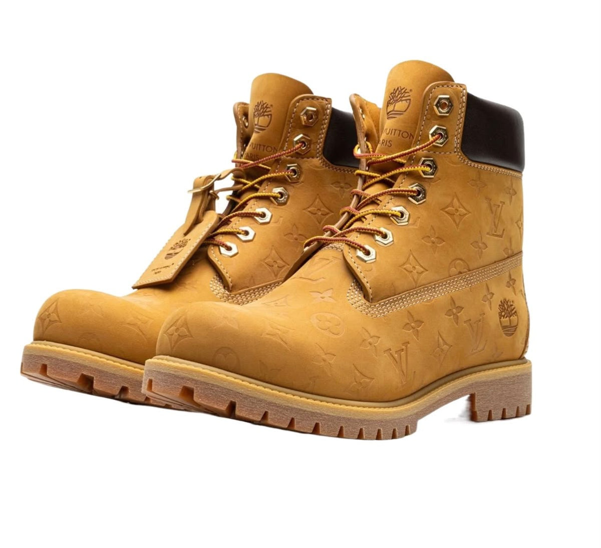 LV x Timberland Premium 6 Monogram Waterproof Brown - back