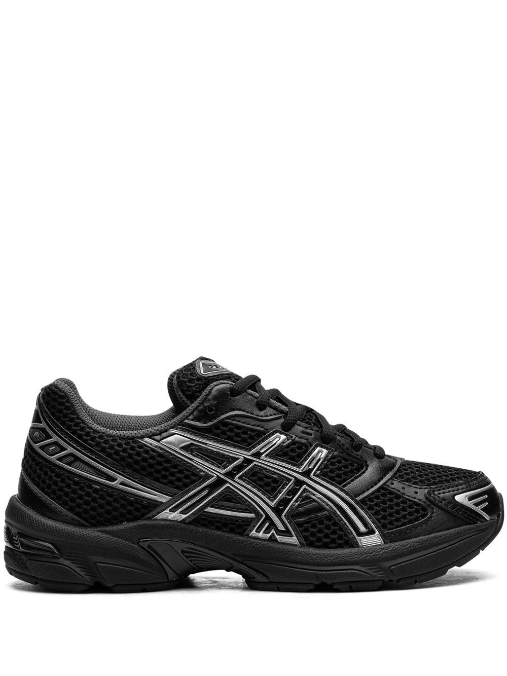 ASICS GEL-1130 Black and Pure Silver sneakers - side profile