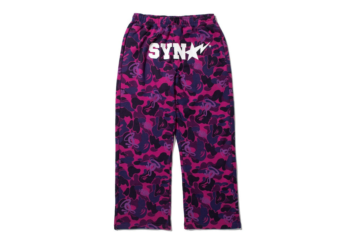 Syna World x Bape Pants - Camo Purple