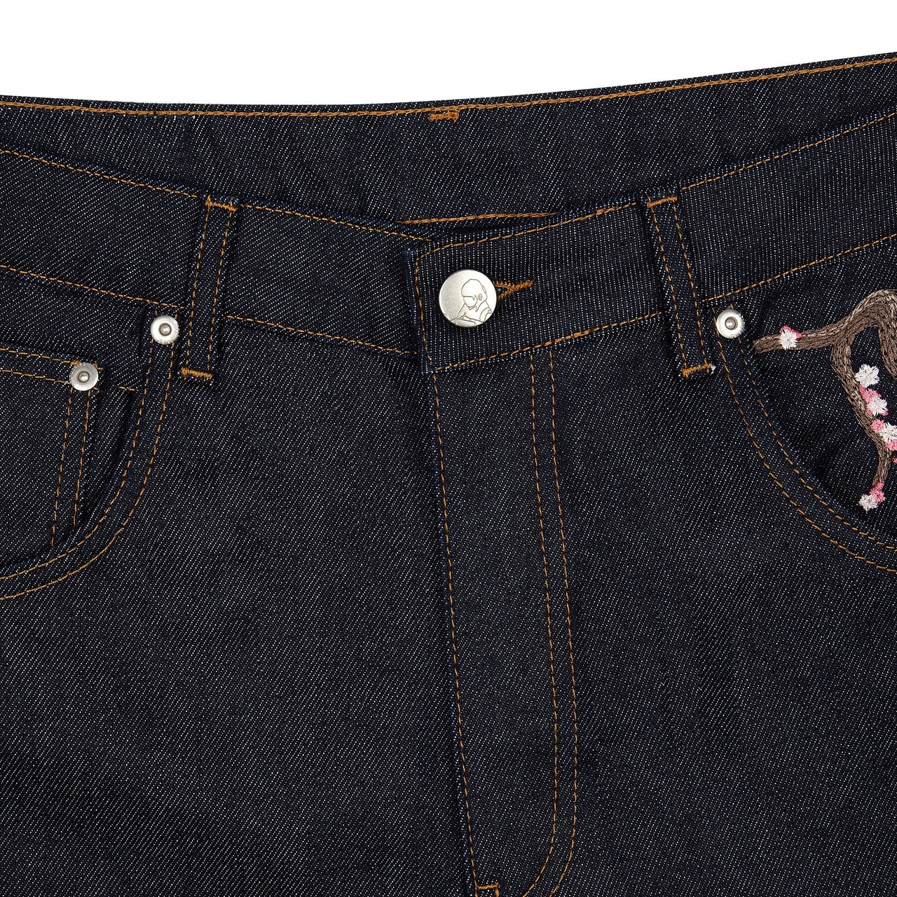Derschutze "Cherry Blossom" Raw Denim Jeans