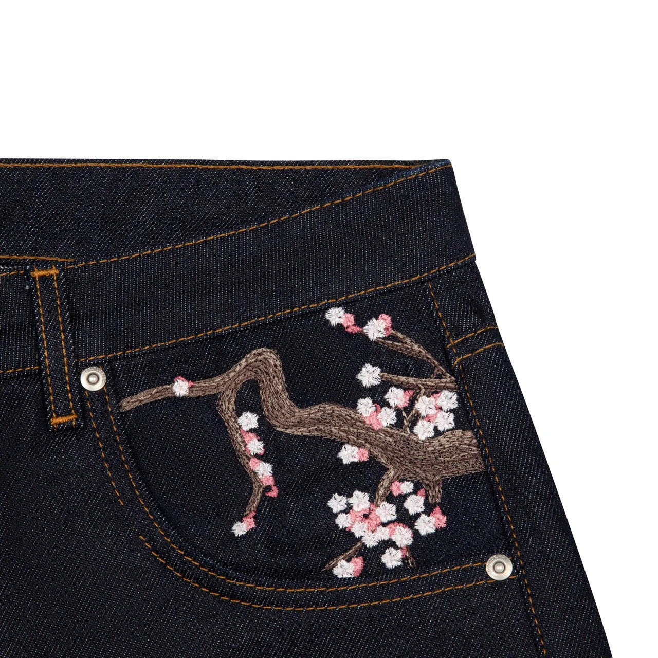 Derschutze Blossom V2 Raw Denim Jorts