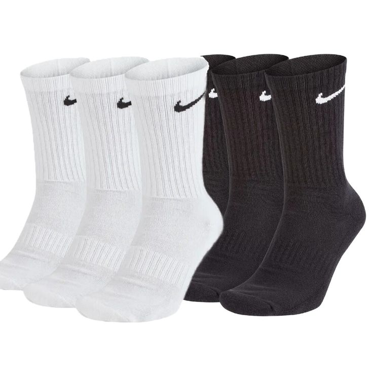 Nike Socks Black & White - 10 PCS