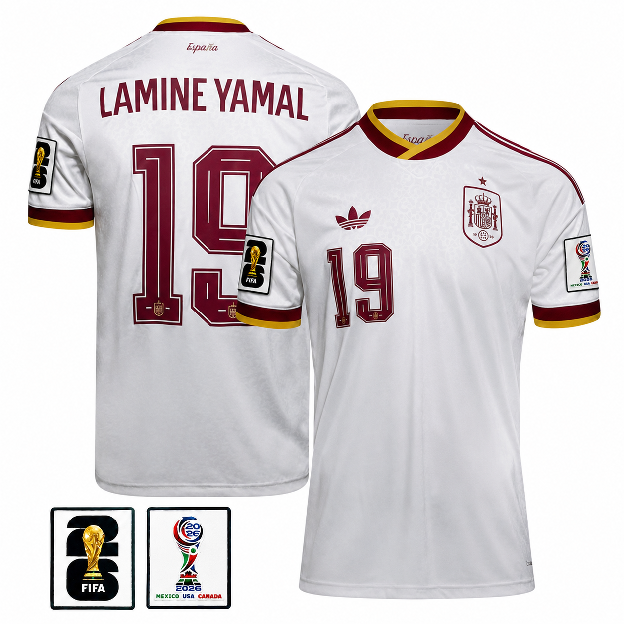 Spain Yamal WC26 Away Jersey - Player Version