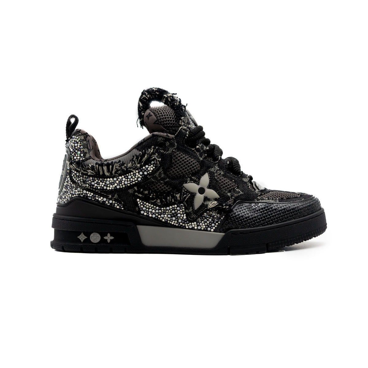 Lv Skate - Black Swarovski Monogram