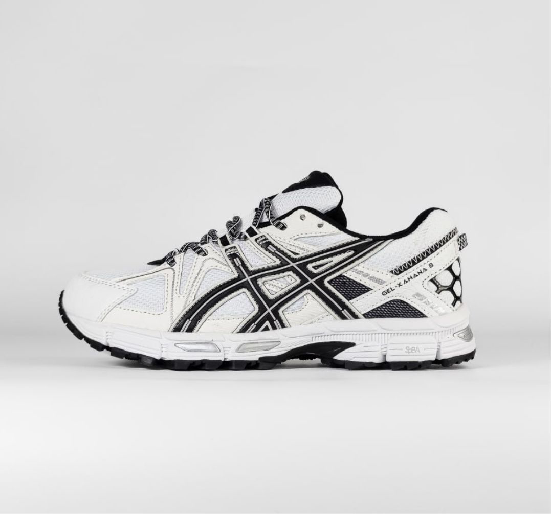 ASICS GEL-Kahana 8 White Black sneakers - side profile
