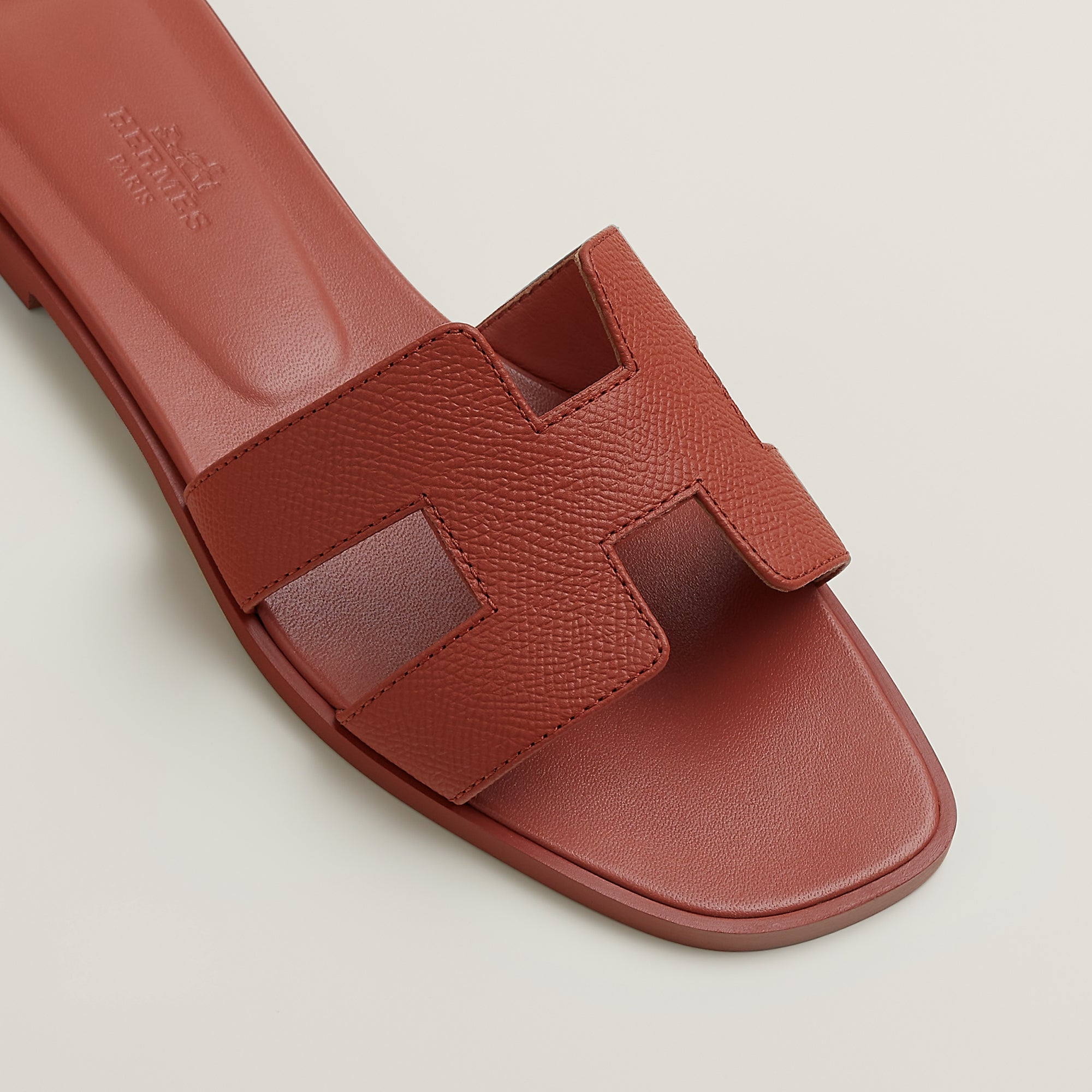 Hermes Oran Sandals - Brown