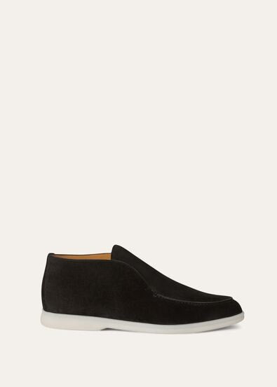 Loro Piana Open Walk Boot - Black