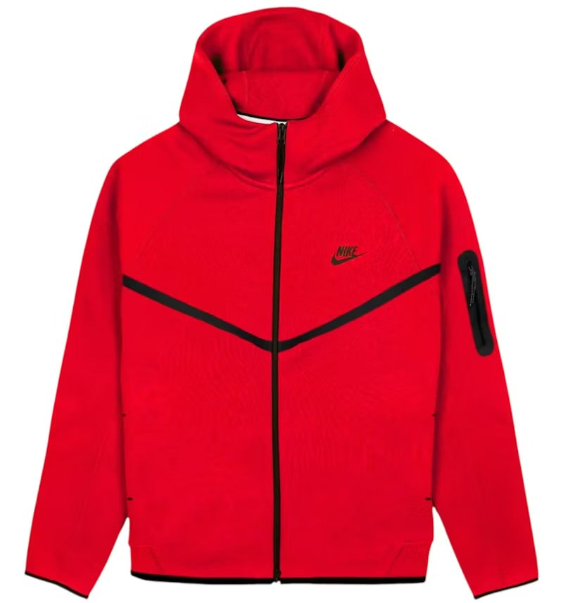 Nike Tech Fleece Jacket - Red