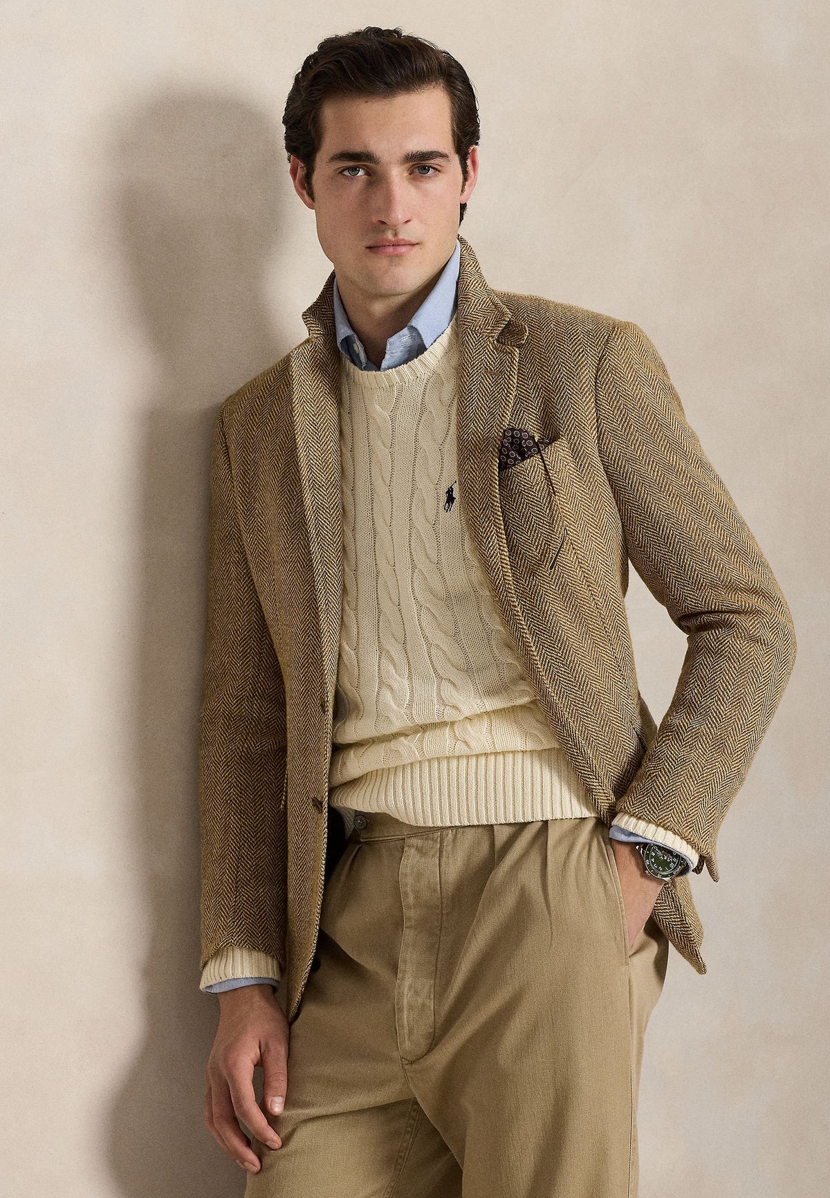 Polo Ralph Lauren Cable-Knit Sweater - Beige