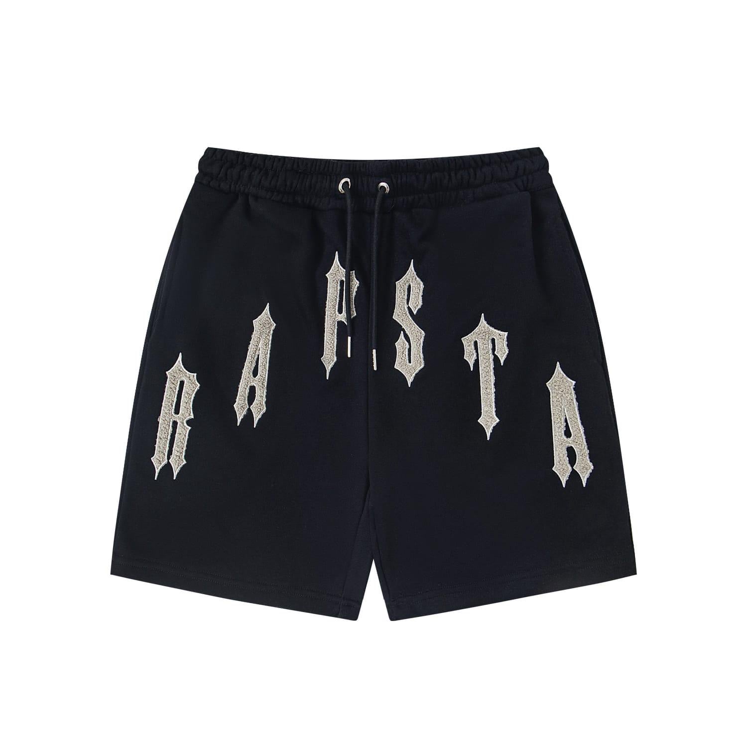 Trapstar Arch Chenille 2.0 Shorts - Black