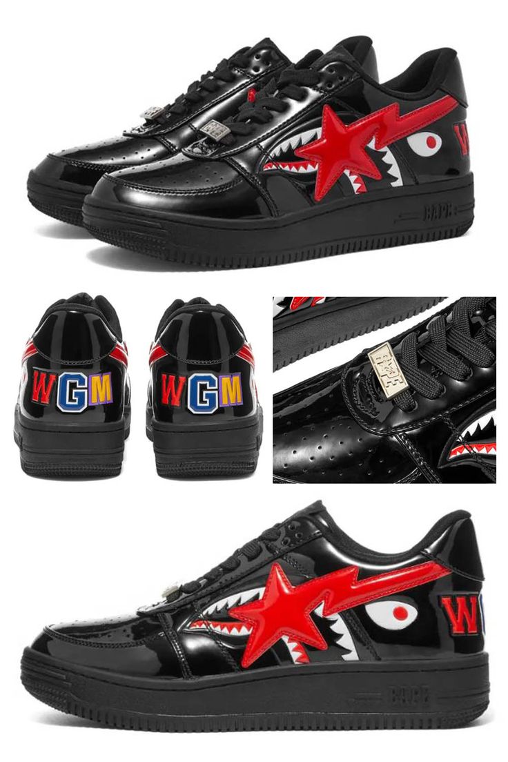 Bape Star - "Black/Red"