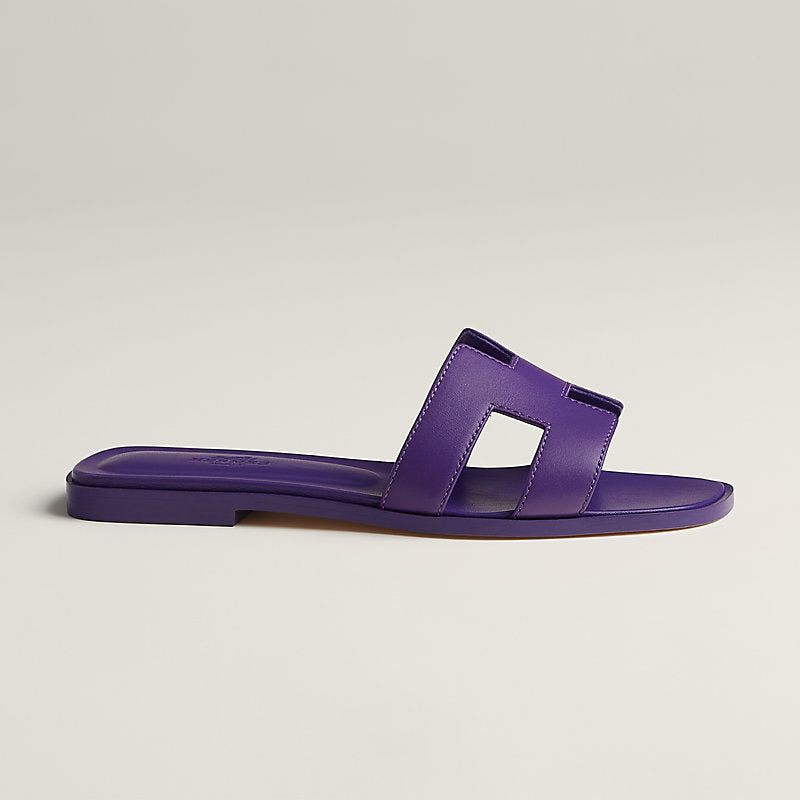 Hermes Oran Sandals - Purple