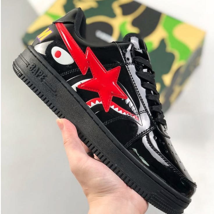 Bape Star - "Black/Red"