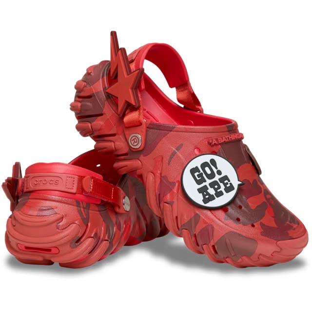 Bape Crocs Echo RO - Red