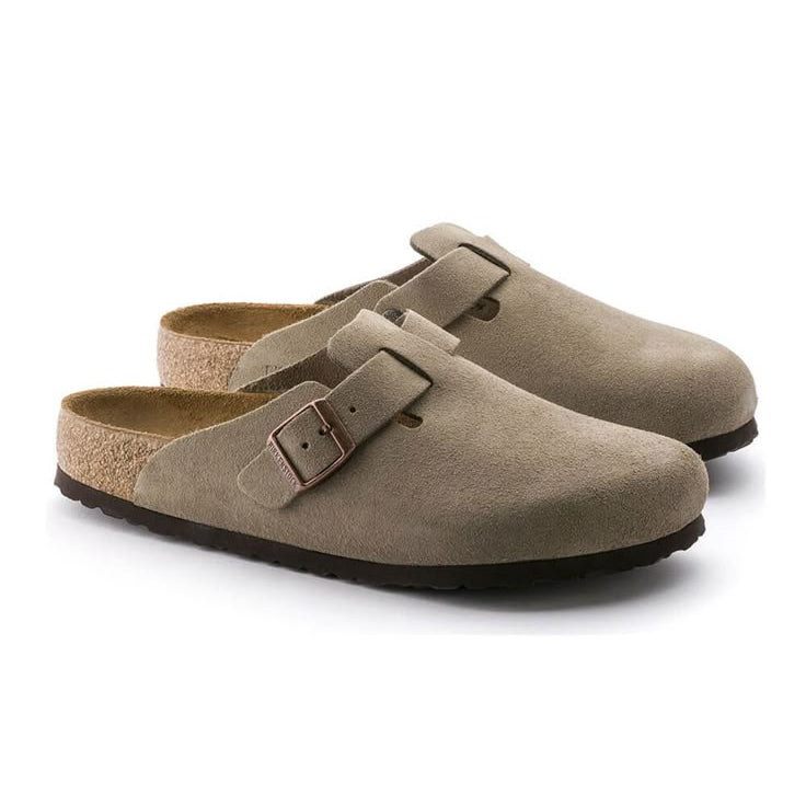 Birkenstock Boston Soft Footbed - Beige