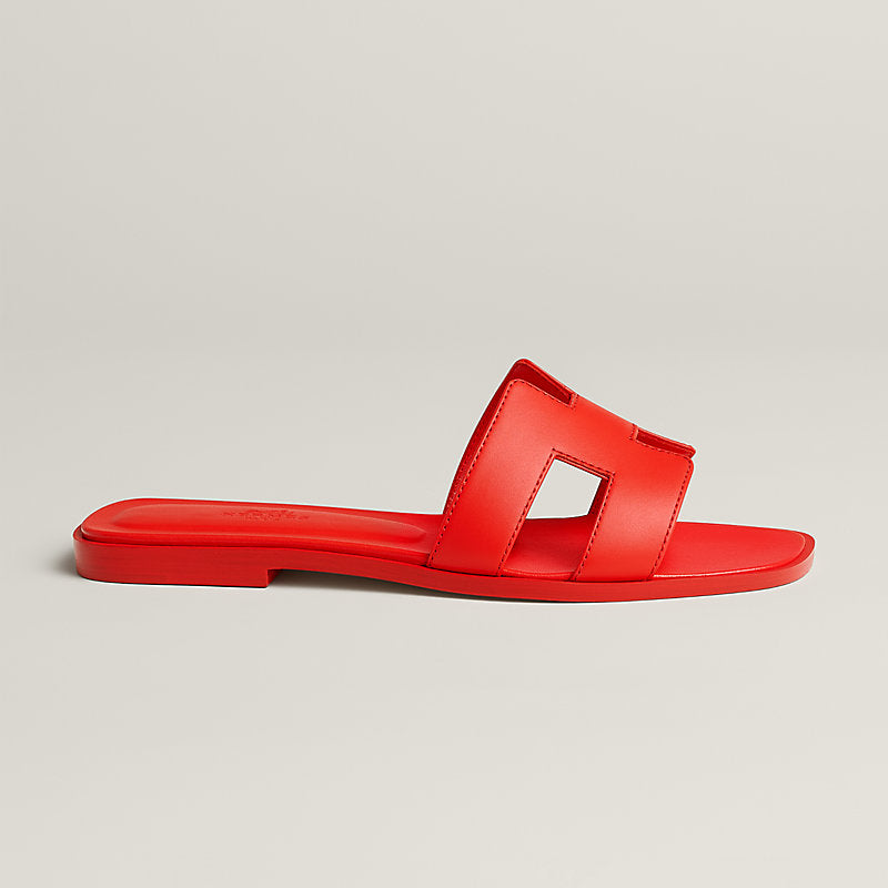Hermes Oran Sandals - Red