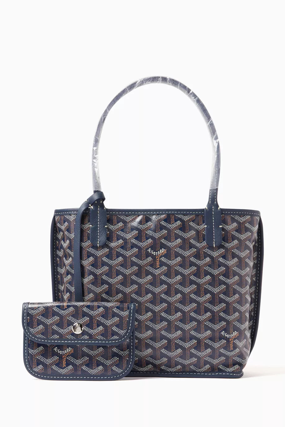 Goyard Mini Anjou Tote Bag - Navy