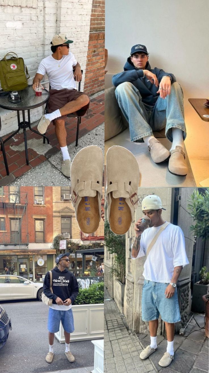 BIRKENSTOCK BOSTON SOFT FOOT BED - BEIGE