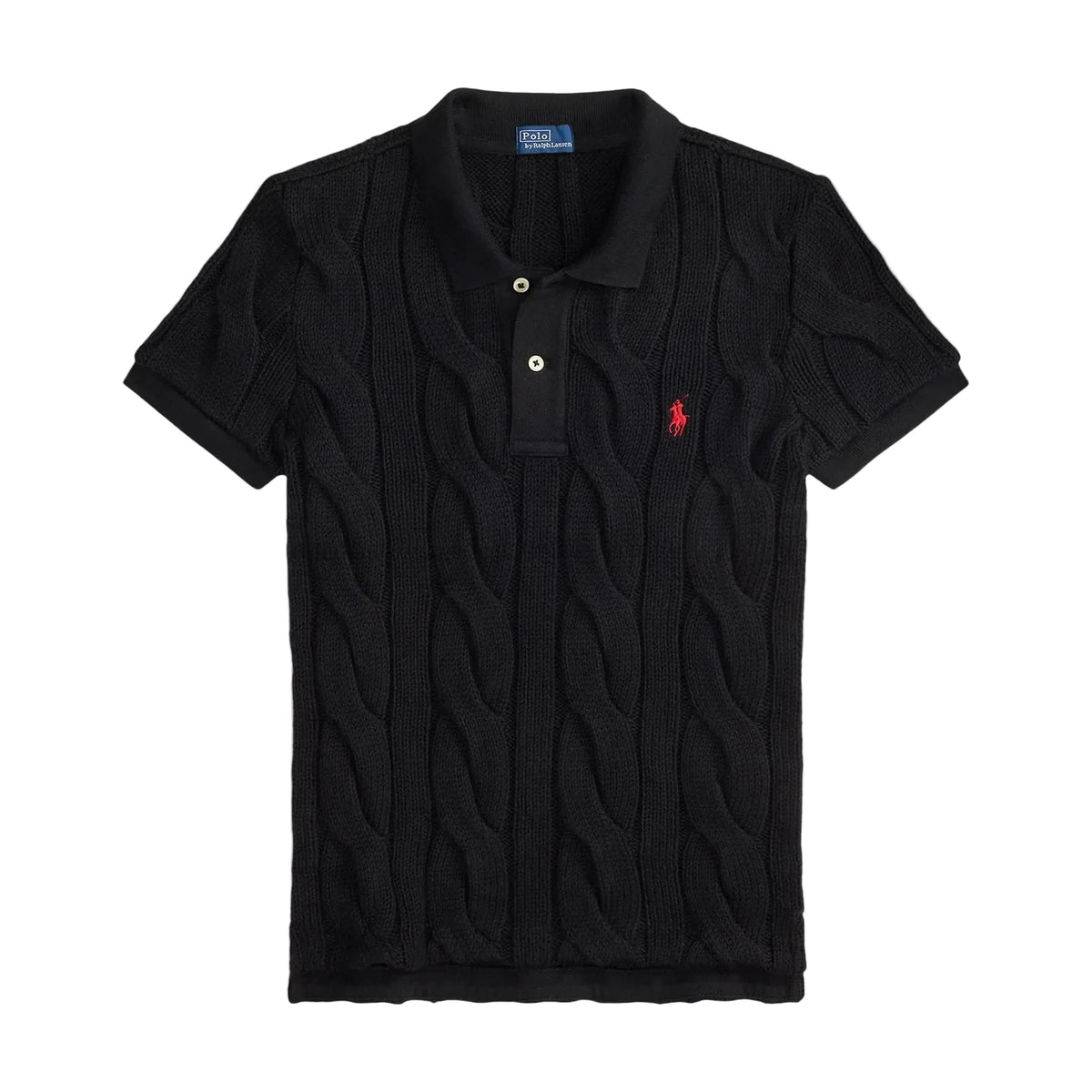 Polo Ralph Lauren Rib-Knit Collar Jumper - Black