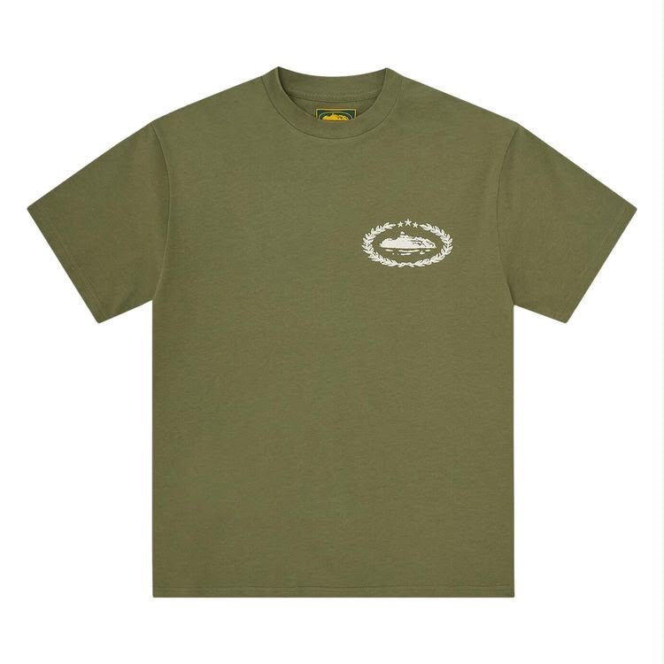 Corteiz Alcatraz T-Shirt - Olive Green