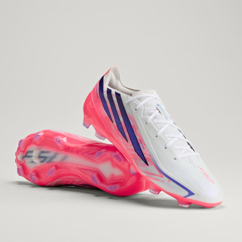 Adidas F50 Football Boots - White Pink Blue