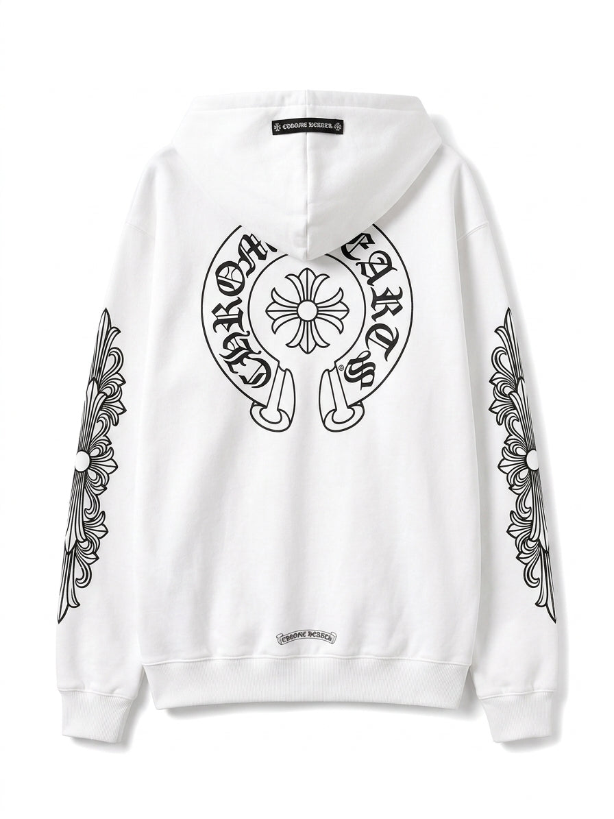 Chrome Hearts Zip Up Jacket - White