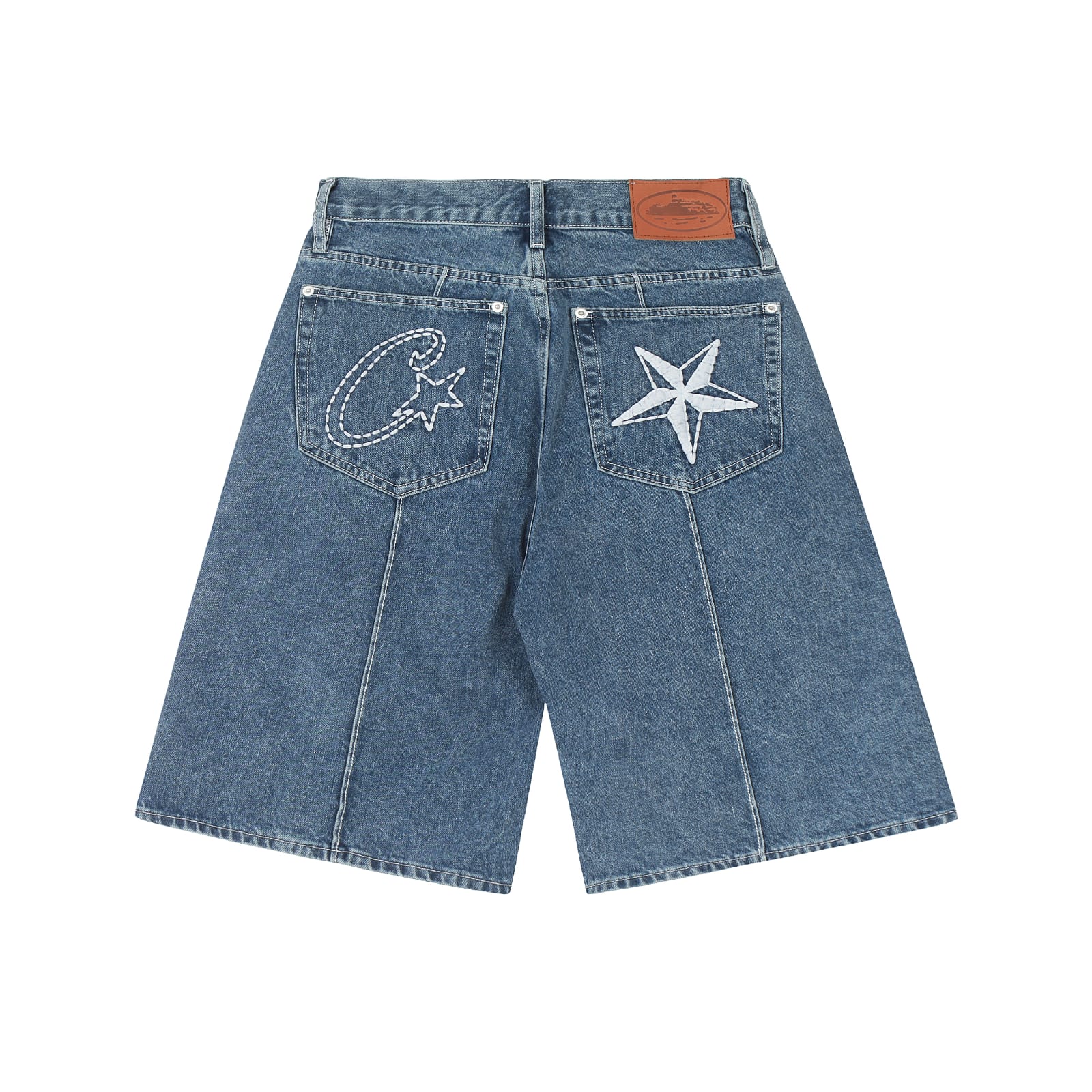 Corteiz Denim Jorts - Blue