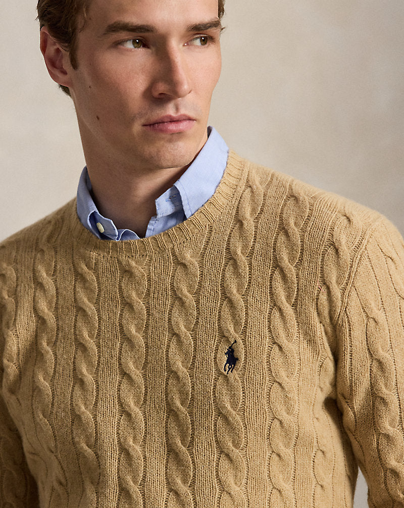 Polo Ralph Lauren Cable-Knit Sweater - Camel