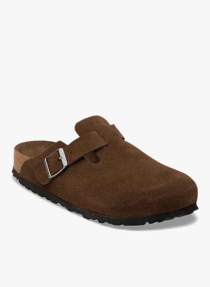 BIRKENSTOCK BOSTON SOFT FOOT BED - COFFEE