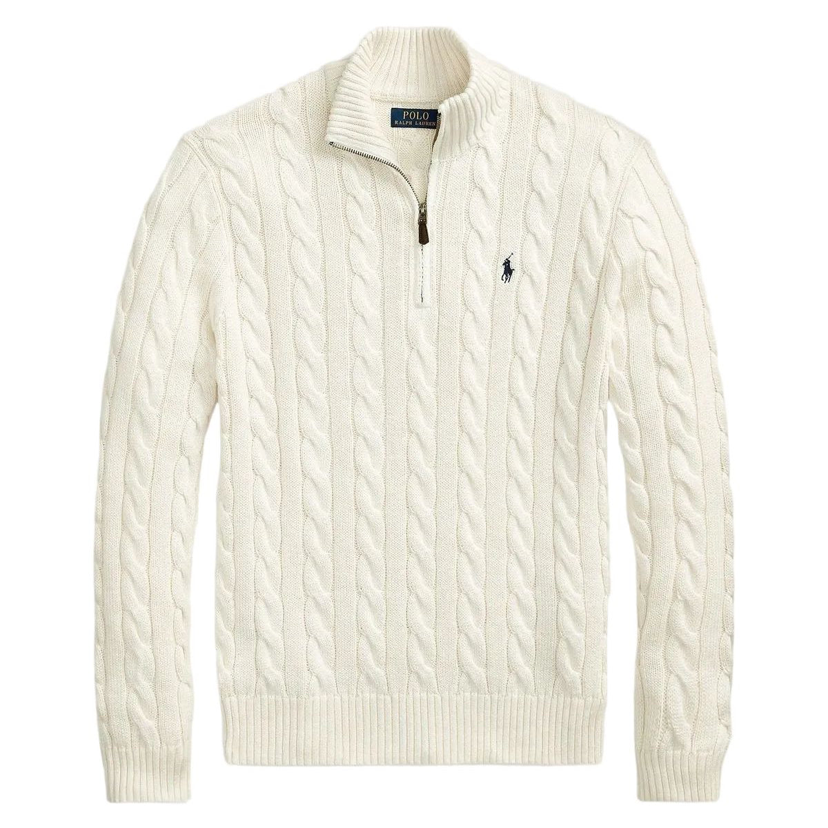 Polo Ralph Lauren Knit Quarter Zip - White